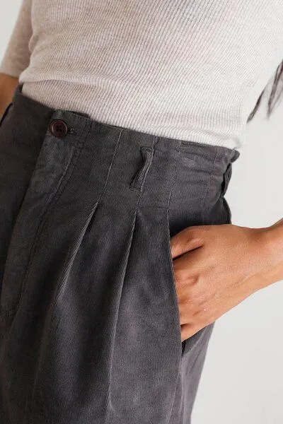 TWOTHIRDS TWOTHIRDS Mikrocordhose Balcarrick, Dark sand, – Produktbild 3 von 3