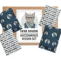 Kater Kasimir Kater Kasimir Katzenminze Spielkissen (4er Set) aus BIO-Baumwolle – Produktbild 1 von 1