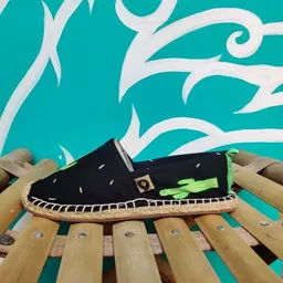 REFISHED fair fashion REFISHED fair fashion Espadrilles 'HAPPINESS' (Cactus) – Produktbild 1 von 1
