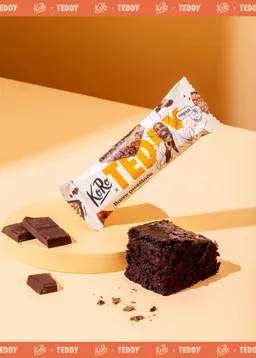 KoRo Limited Edition: Teddy Veganer Proteinriegel Schokolade Brownie 55 g – Produktbild 1 von 1