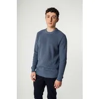 MELA MELA Herren vegan Strickpullover Ravi, Blau, – Produktbild 2 von 3