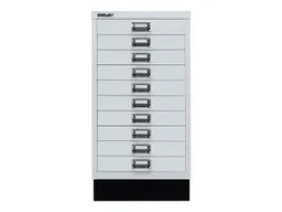 Bisley Bisley Schubladenschrank "MultiDrawer" DIN A3 mit 10 Schubladen lichtgrau – Produktbild 1 von 1