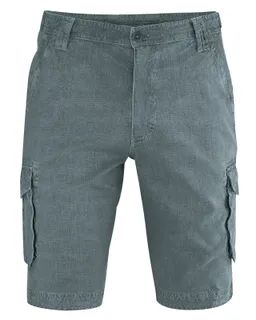 HempAge Hempage Herren vegan Cargo Shorts Titanium – Produktbild 1 von 1
