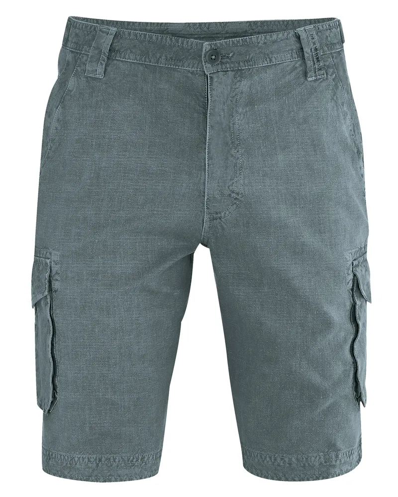 HempAge Hempage Herren vegan Cargo Shorts Titanium, Grau, – Produktbild 1 von 2