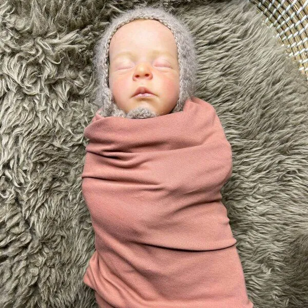 Hoppediz Hoppediz Babydecke - Pucktuch, Petrol, – Produktbild 3 von 4