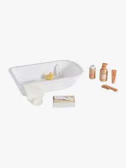 Vertbaudet Puppen-Badewanne mit Zubehör aus Holz FSC® – Produktbild 1 von 1