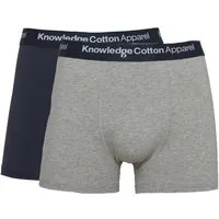 KnowledgeCotton Apparel KnowledgeCotton Apparel Underwear 2Pack, Blau-grau, – Produktbild 1 von 1