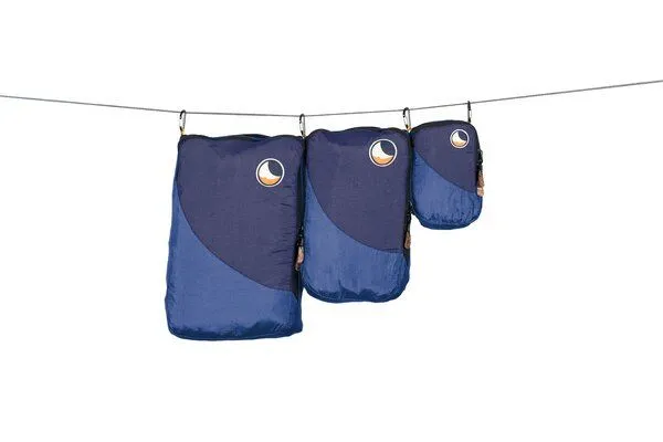 Ticket to the Moon Ticket to the Moon Packwürfel "Travel Cube Set" upcycled, Royal blau-navy blau, – Produktbild 1 von 4