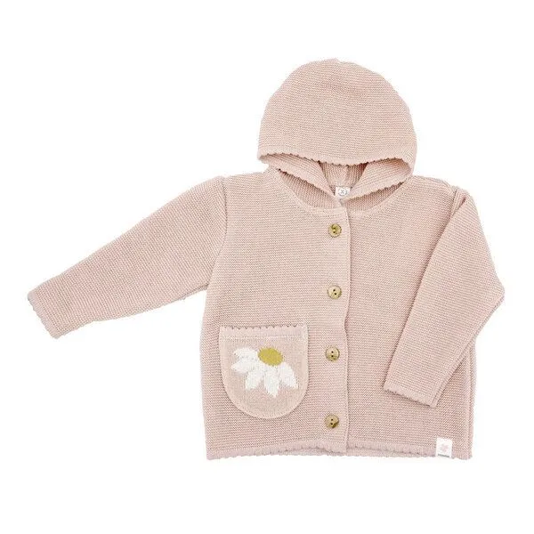 Maximo maximo Mädchen Baby-Strickjacke Bio Baumwolle, Zartrose, – Produktbild 1 von 1