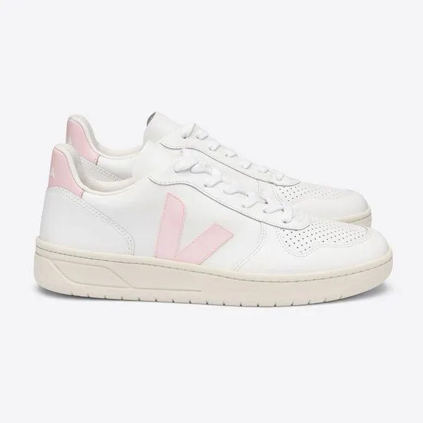 Veja Veja Sneaker Damen - V-10 Leather, Weiß (extra white petale), – Produktbild 1 von 4