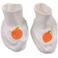 El Puente El Puente Babysocken "Funny Orange", Größe 0-2 Monate | Fair Trade & Handmade aus Ägypten | Bio-zertifiziert – Produktbild 1 von 1