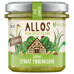 Allos Allos Brotaufstrich Hofgemüse mit Spinat & Pinienkernen – Produktbild 1 von 1