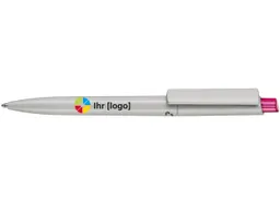 RITTER CARES RITTER CARES Kugelschreiber 'Crest Recycled' grau/magenta – Produktbild 1 von 1
