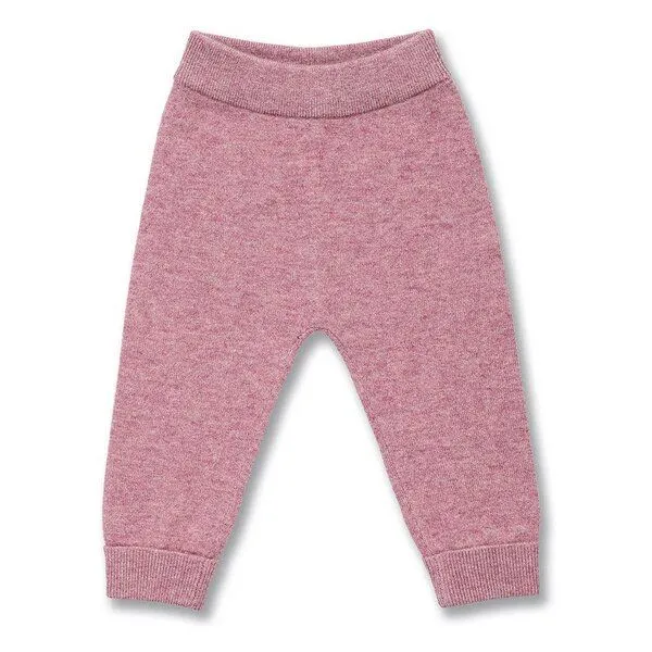 Sense Organics Sense Organics Baby Strickleggings aus Merinowolle, Modell PABLO, Mauve melange, – Produktbild 1 von 3