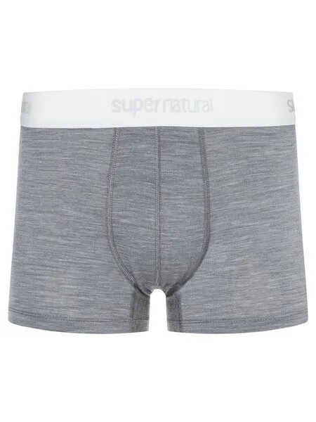 Super.Natural Super.Natural M BIO BASE BOXER für Herren, Merino, Cashmere grey melange, – Produktbild 3 von 4