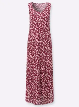 Witt Druckkleid bordeaux-weiß-bedruckt – Produktbild 1 von 1