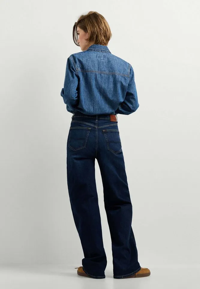 Pepe Jeans Pepe Jeans Straight-Jeans Jeans mit geradem Bein STRAIGHT JEANS UHW LEXA, Blau, – Produktbild 3 von 5
