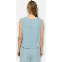 Mazine Mazine Denim Top Naturfaser Lyocell, Farbe light blue wash – Produktbild 1 von 1