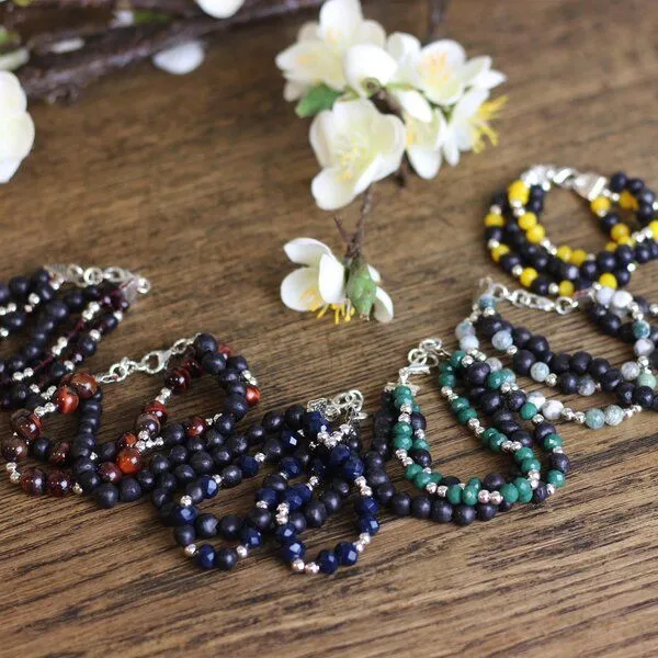 Mitienda Shop Mitienda Shop Perlenarmband Oaxaca, Grün, – Produktbild 2 von 4