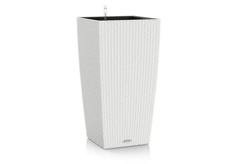 Lechuza® Lechuza® Pflanzkübel Pflanzgefäß Cubico Cottage 30 weiß, Weiß, – Produktbild 1 von 6