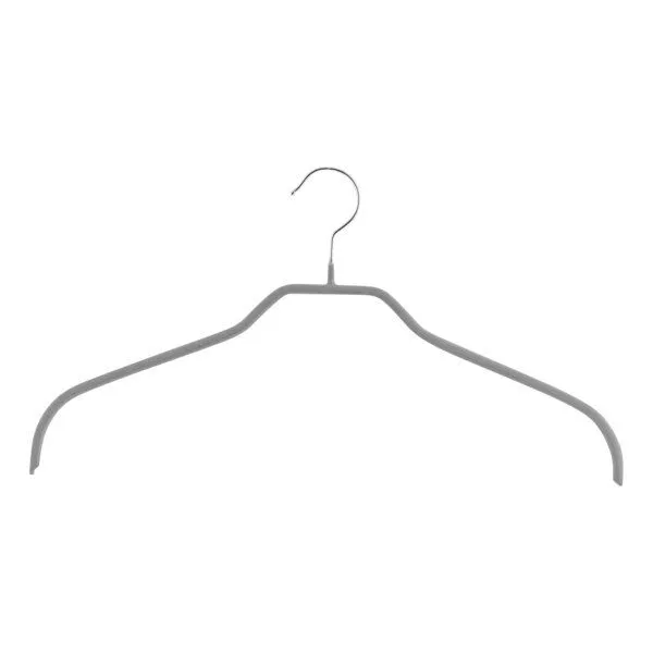 MAWA MAWA Kleiderbügel Silhouette F aus Metall - Set aus 10 Bügeln, Silber, – Produktbild 1 von 1