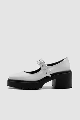 BOHEMA BOHEMA Damen vegan Squared Pumps Weiß – Produktbild 1 von 1