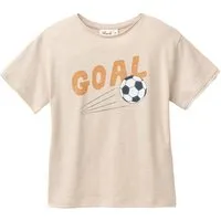 People Wear Organic People Wear Organic Kurzarm-Shirt sand Gr. 122/128, Natur, – Produktbild 2 von 3