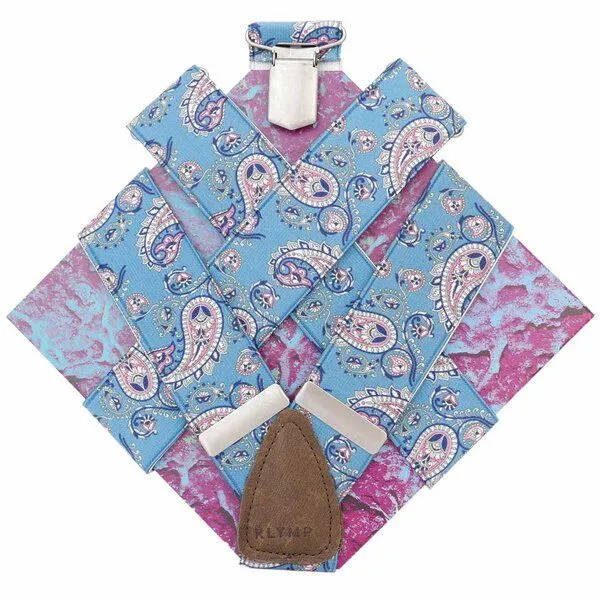 klYmp klYmp Hosenträger 'basic' paisley, Lindgrün, – Produktbild 2 von 2