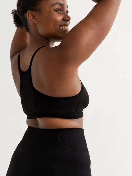 erlich textil erlich textil Lula bügelloses Bustier aus Polyamid, made in Europe, Schwarz, – Produktbild 4 von 5
