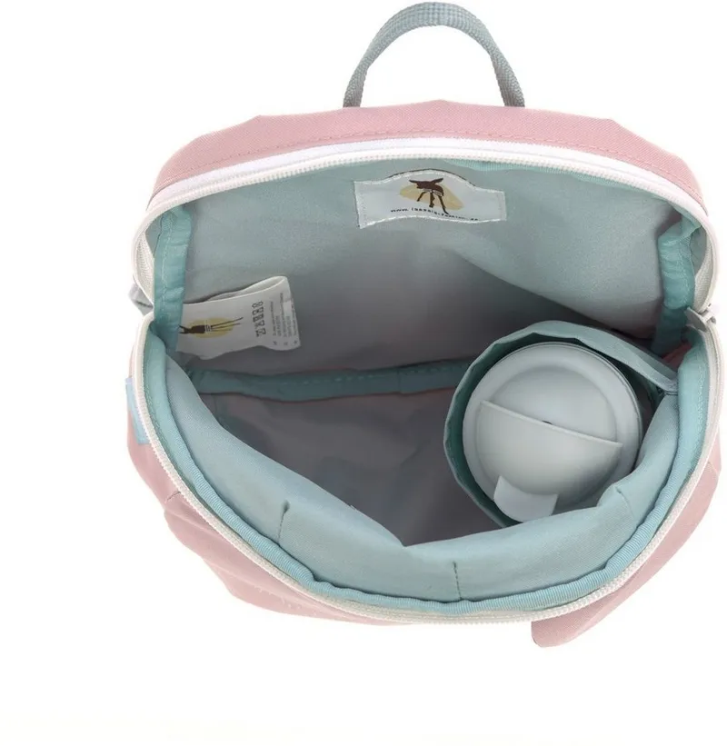 Lässig Lässig Kinderrucksack About Friends, Tiny Backpacks, Chinchilla, PETA-approved vegan, Rosa, – Produktbild 4 von 8