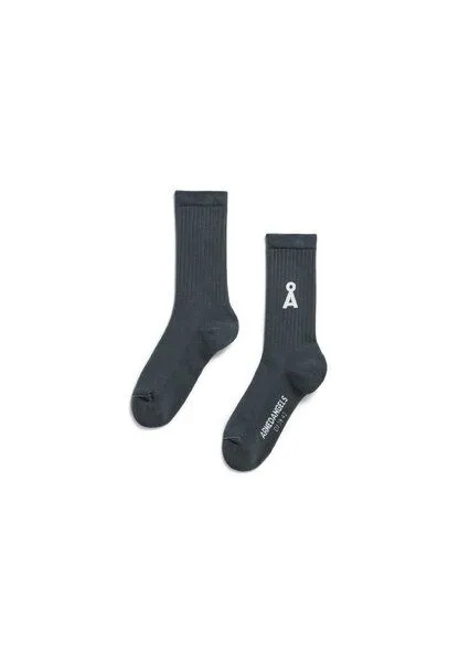 ARMEDANGELS ARMEDANGELS SAAMUS BOLD Unisex Socken aus Bio-Baumwoll-Mix, Space steel, – Produktbild 3 von 3