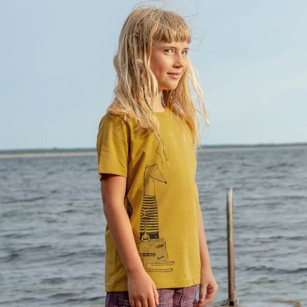 Cmig Cmig Reisewiesel T-Shirt, Ochre, – Produktbild 1 von 4