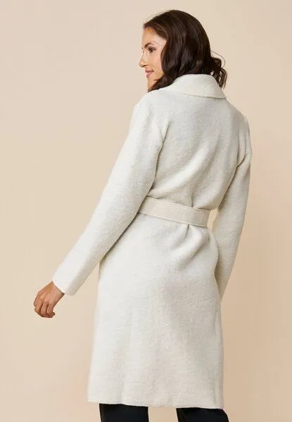 LANA Organic LANA Organic Longjacke aus Wollfilz, Modell Dunja, Natur, – Produktbild 4 von 4