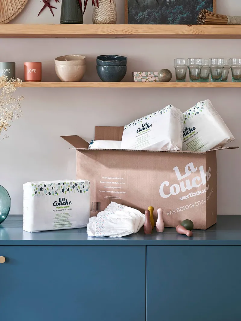 Vertbaudet Vertbaudet Windel-Box La Couche mit 150 Windeln (11-25 kg) FSC® MIX, Weiß, – Produktbild 1 von 4