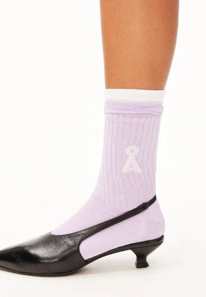 ARMEDANGELS ARMEDANGELS SAAMUS BOLD Unisex Socken aus Bio-Baumwoll-Mix, Moonlit lilac, – Produktbild 1 von 4