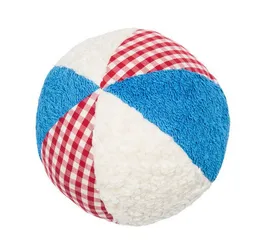 Efie Efie Rassel Ball groß, weiß/blau, kbA – Produktbild 1 von 1