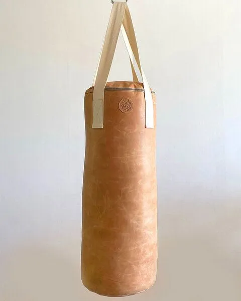 Snekkerbuks Snekkerbuks Handgearbeiteter Boxsack aus Leder, Cognac, – Produktbild 2 von 3