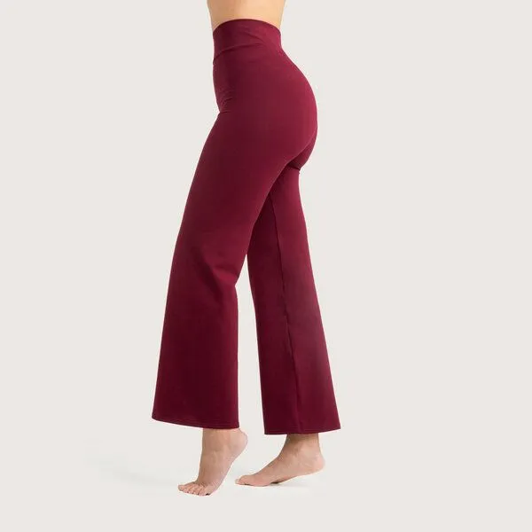 Frija Omina Frija Omina Yogahose Relaxed Fit, Aubergine (rot), – Produktbild 1 von 3