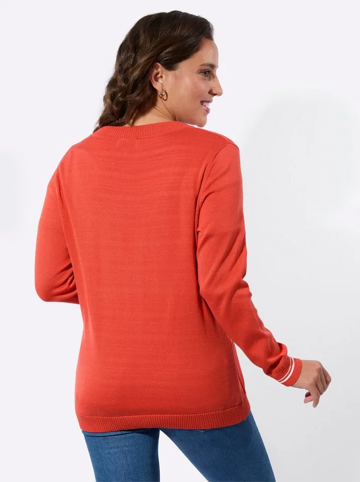 Witt Witt Strickjacke Twinset Kurzarm, Orange, – Produktbild 2 von 4