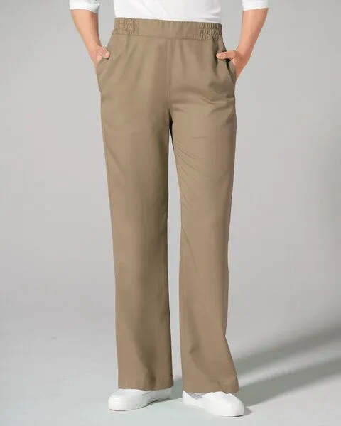 HempAge HempAge Damen Hose 100% Lyocell (auf Hanf-Basis), Shitake (braun), – Produktbild 1 von 4