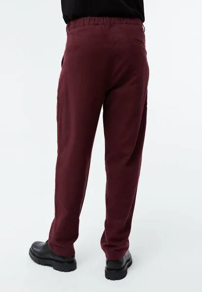 Givn Berlin Flanellhose Modell: Helge, Burgundy, – Produktbild 4 von 5