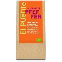 El Puente El Puente Bio-Pfeffer schwarz ganz | Fair Trade | Bio-zertifiziert | Vegan | Glutenfrei – Produktbild 1 von 1