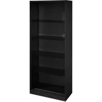 Regal "CONTACT", Höhe 198 cm  (BxT) 80 x 43,5 , schwarz – Produktbild 1 von 1