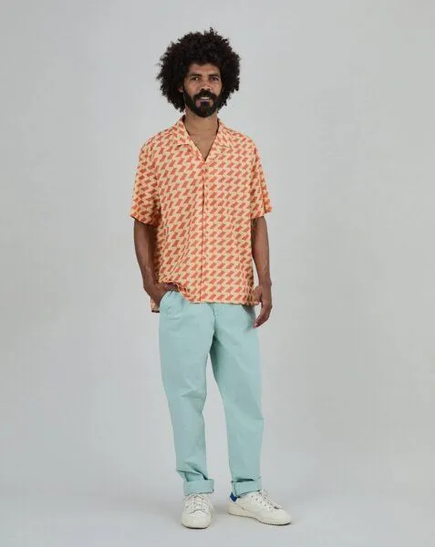 Brava Fabrics Brava Fabrics Gum Aloha-Hemd Rostrot – Produktbild 3 von 3
