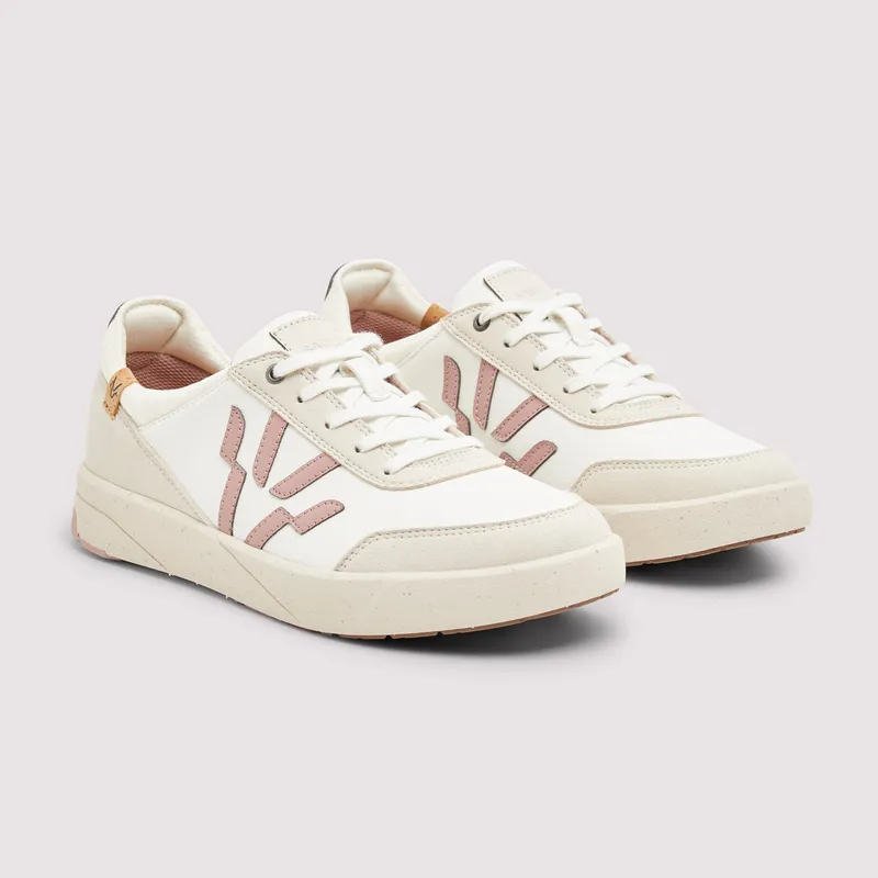 SAOLA SAOLA Damen vegan Sneaker Damen Cali White Rose, Weiß, – Produktbild 2 von 2