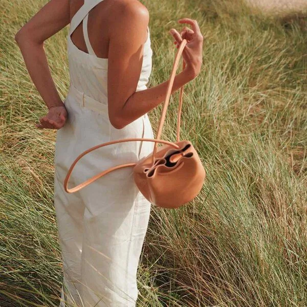 Marin et Marine Marin et Marine Crossover Leder Rucksack, Natural, – Produktbild 4 von 4