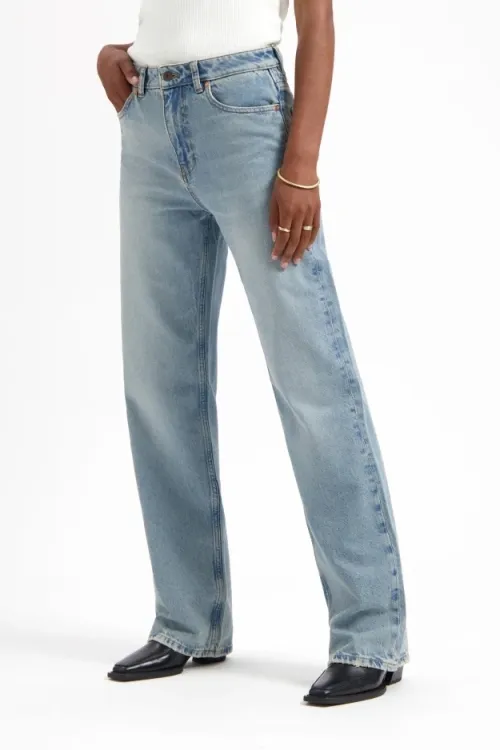Kuyichi Kuyichi Damen vegan Jeans Loose Straight Izabella Vintage Blau, Hellblau, – Produktbild 2 von 2