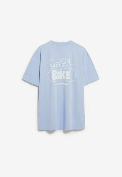 ARMEDANGELS ARMEDANGELS MAARKOS GMT DYE BIKE Herren T-Shirt aus Bio-Baumwolle, Wedgewood washed, – Produktbild 3 von 3