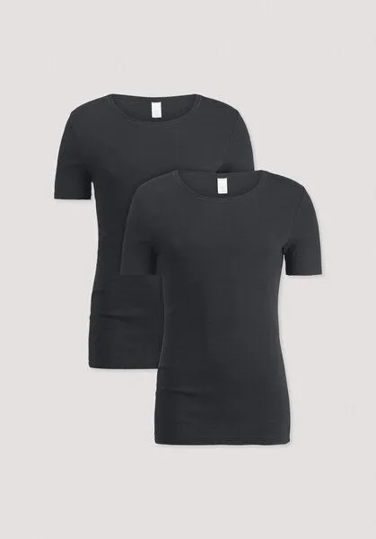 hessnatur hessnatur T-Shirt PURE COTTON aus reiner Bio-Baumwolle, Schwarz, – Produktbild 3 von 4