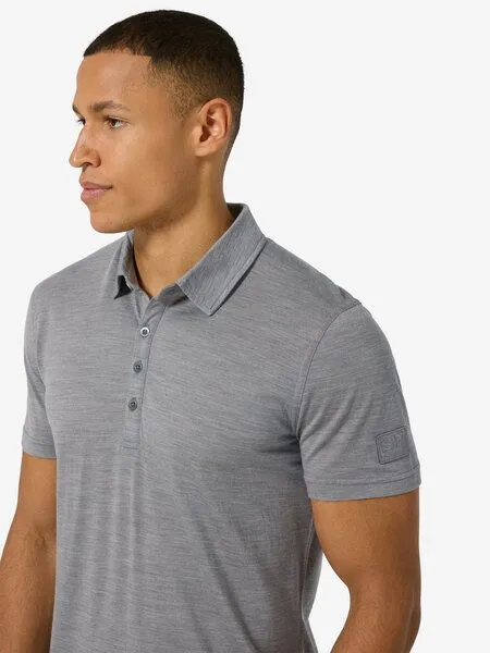Super.Natural Super.Natural M BIO J POLO für Herren, Cashmere grey melange, – Produktbild 2 von 4